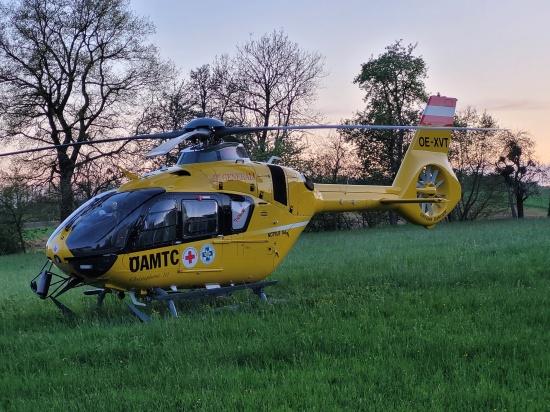 Prchen strzte in Kematen an der Krems von Gartenmauer auf darunterliegende Strae