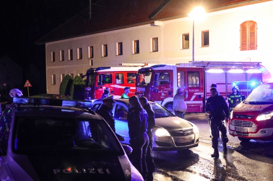 Drei Feuerwehren bei kurzer nchtlicher Personensuche in Scharten im Einsatz