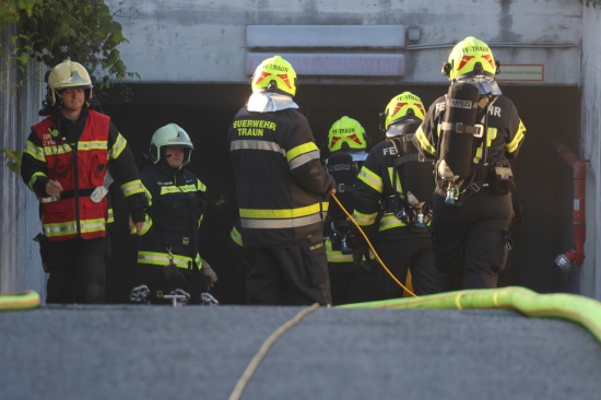 Traun: Neun- und Zehnjhriger sollen Zwlfjhrigen zu Brandstiftung in Tiefgarage angestiftet haben