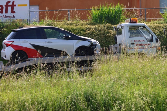 Kollision im Kreuzungsbereich der Rohrbacher Strae bei St. Martin im Mhlkreis endet glimpflich