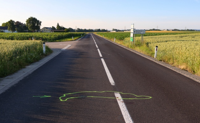 E-Biker (83) bei Kreuzungskollision mit PKW in Desselbrunn tdlich verletzt