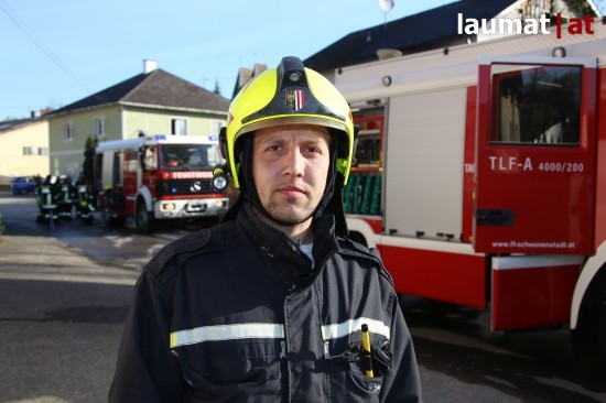 Walter Pfeiffer, Einsatzleiter der Feuerwehr Schwanenstadt