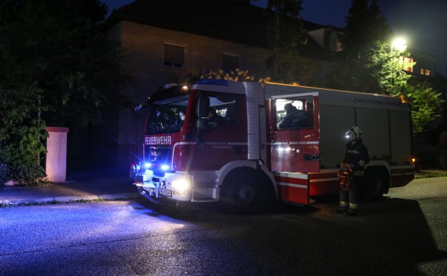 Brand einer Aschentonne rasch gelscht