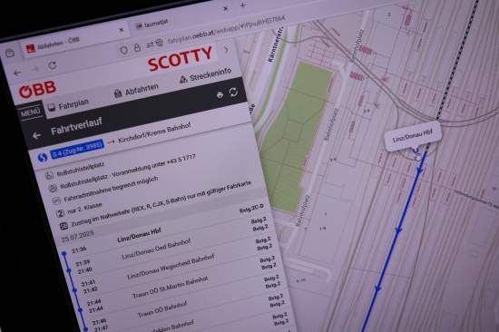 Person am Hauptbahnhof in Linz unter Zug eingeklemmt und dabei schwerst verletzt