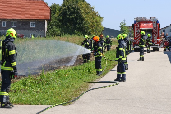 Flurbrand in Marchtrenk sorgte f�r Einsatz zweier Feuerwehren