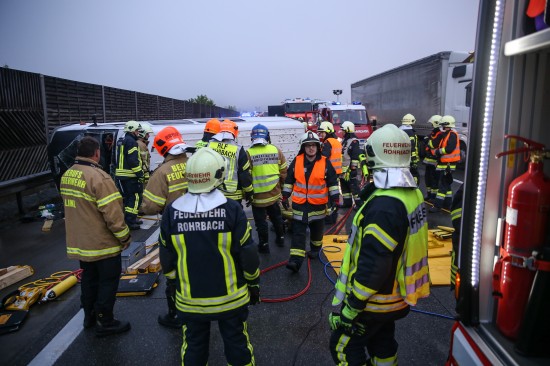 Tdlicher Verkehrsunfall nach Streit auf der Westautobahn bei St. Florian
