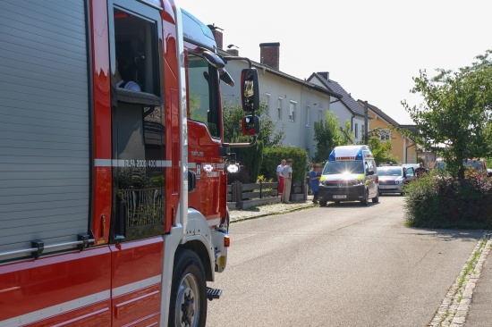 Kind eingeklemmt: Einsatzkr�fte zu Personenrettung nach Wels-Neustadt alarmiert
