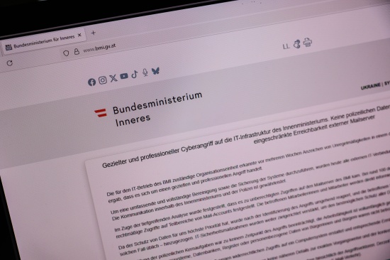 Cyberattacke: Polizei und Bundesministerium f�r Inneres von Angriff auf IT-Infrastruktur betroffen