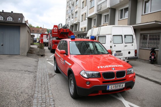 Angebranntes Kochgut sorgt für Feuerwehreinsatz in Welser Hochhaus