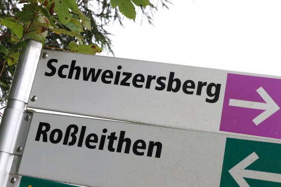 Einsatzkr�fte der Feuerwehr zu einem Brand in einem Geb�ude in Ro�leithen alarmiert