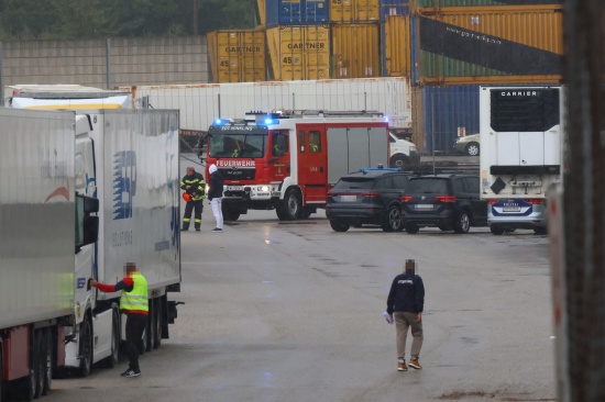 Tragischer Ausgang: LKW-Lenker in Edt bei Lambach leblos in Fahrerkabine entdeckt