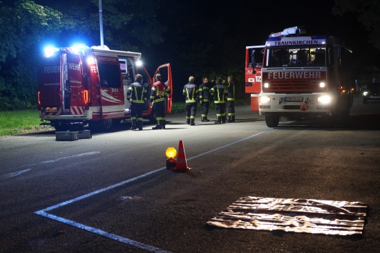 Traunkirchen: Drohnen der Feuerwehr bei gro�er Suchaktion nach abg�ngiger Frau im Einsatz