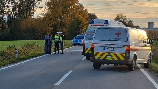 Schwererer Verkehrsunfall auf Wiener Stra�e bei Schlatt