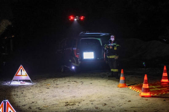 Personensuche: Feuerwehr zu n�chtlicher Suchaktion nach Polizeieinsatz in Wels-Innenstadt alarmiert