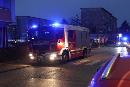 Angebranntes Kochgut in einer Wohnung eines Hochhauses in Wels-Lichtenegg