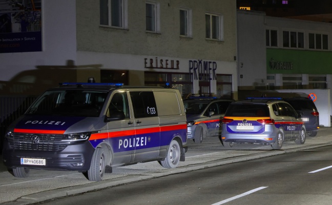 Gr��erer Einsatz um vermeintliche Personenrettung oder Gef�hrdungslage in Wels-Vogelweide