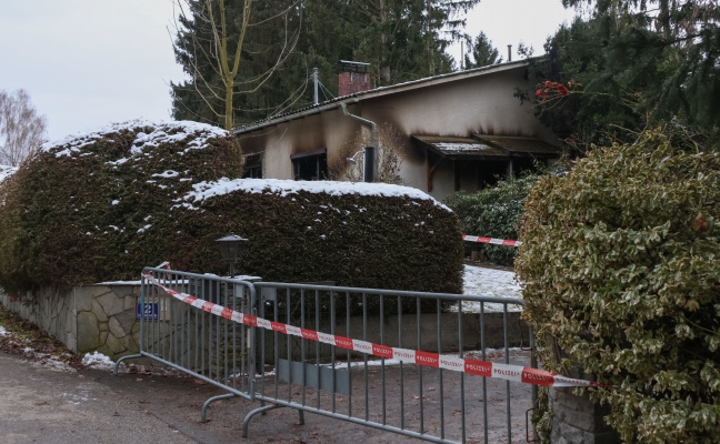 T�dlicher Brand: 85-J�hriger bei Vollbrand eines Wohnhauses in Garsten ums Leben gekommen