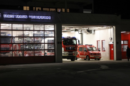 Kleinbrand: Brand im Bereich eines Kamins in einem Wohnhaus in Traun