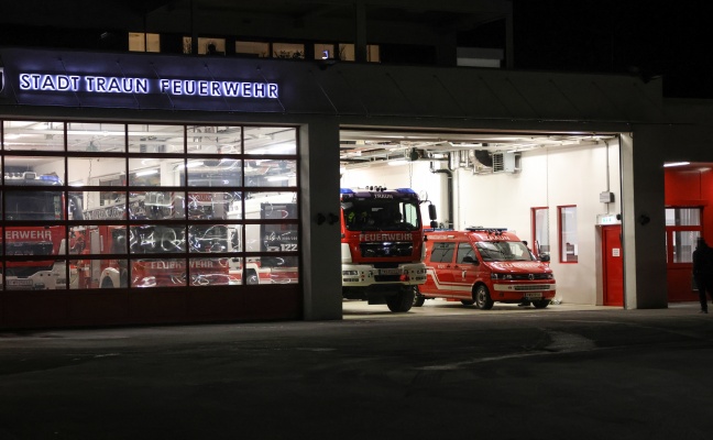 Kleinbrand: Brand im Bereich eines Kamins in einem Wohnhaus in Traun