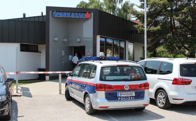 Raubberfall auf Sparkasse in Pasching