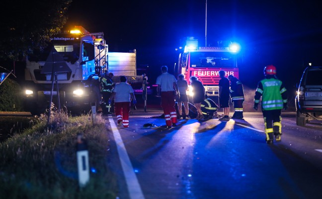 Motorradfahrer bei Kollision mit entlaufenem Pferd tdlich verletzt