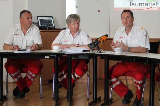 v.l.n.r.: Hr. Reinhard Hadler (Dienstfhrender), Dr. Bernhard Ploier (Ortsstellenleiter) und Hr. Andreas W. Heinz, MSc, MBA (Bezirksgeschftsleiter)