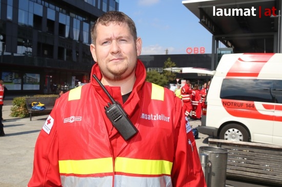 Stefan Buder, Einsatzleiter Rotes Kreuz Wels