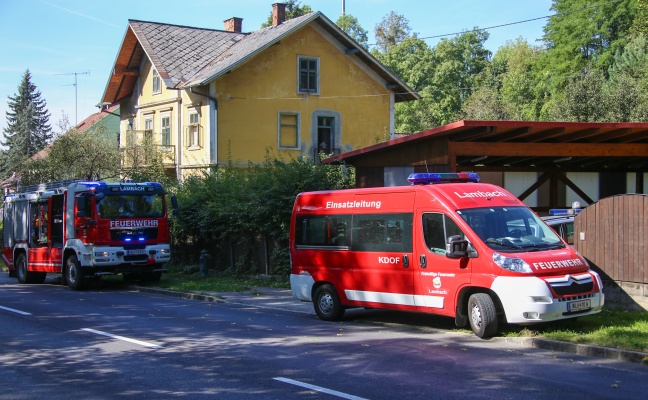 Brand in einem Wohnhaus in Lambach rasch abgelscht