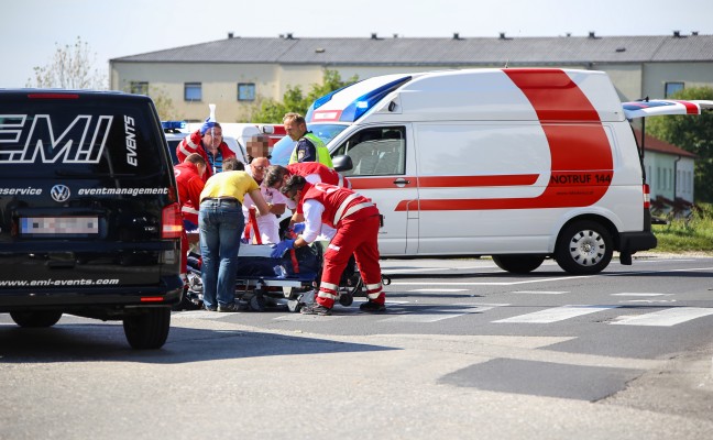 Radfahrer bei Sturz in Wels-Vogelweide verletzt