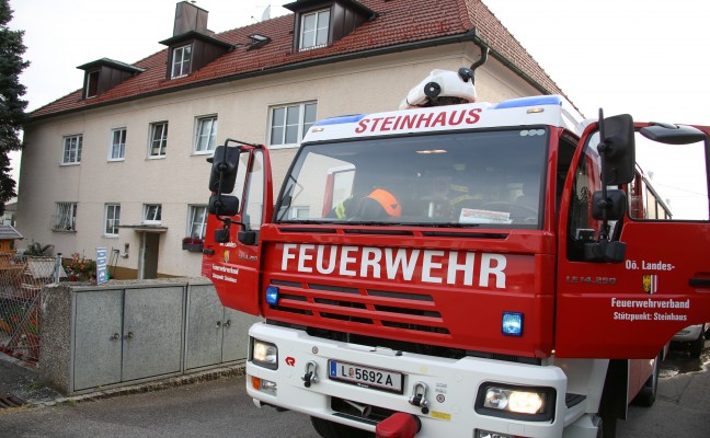 Wohnungsbrand in Steinhaus sorgt fr Einsatz der Feuerwehr