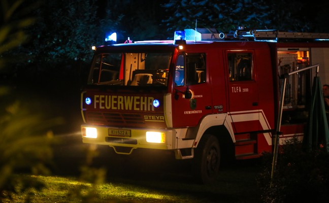 Drei Feuerwehren bei Zimmerbrand in Kremsmünster im Einsatz