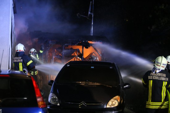 Bewohner bei Brand in Bad Schallerbach von der Feuerwehr gerettet