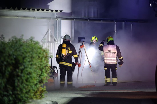 Stickstoffaustritt sorgte für Einsatz der Feuerwehr in Gunskirchen