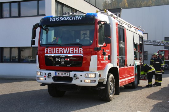 Einsatzübung der Feuerwehr in Weißkirchen an der Traun