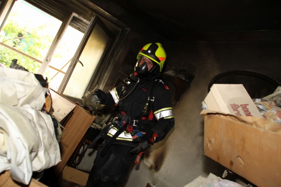 Brand eines Schlafzimmers in Kirchberg-Thening