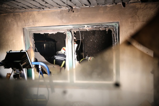 Brand in einem Schlafzimmer in Grünau im Almtal fordert zwei Verletzte