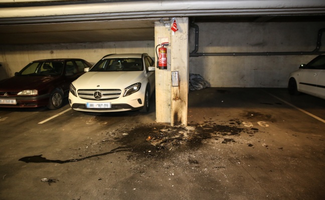 Mehrere Brandstiftungen in Tiefgarage einer Marchtrenker Wohnsiedlung