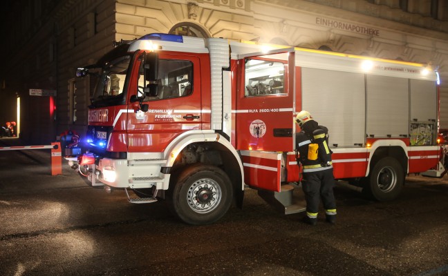 Brand in einer Wohnung in der Welser Innenstadt rasch gelscht