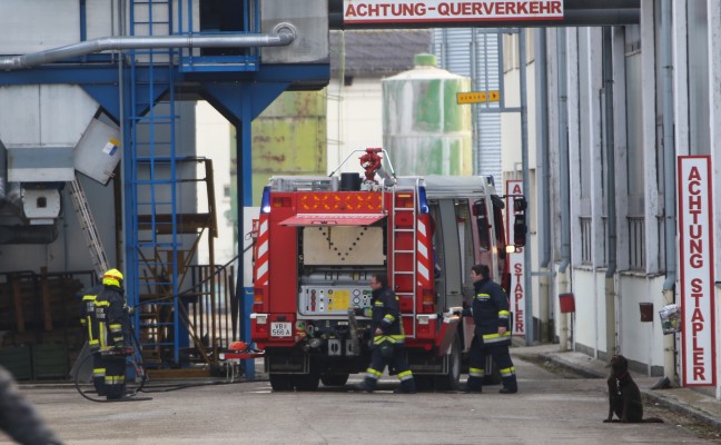 Brand in einem Gewerbebetrieb in Oberndorf bei Schwanenstadt