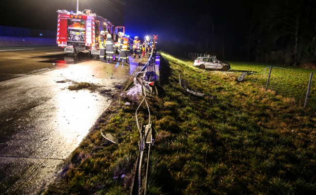 Schwerer Verkehrsunfall auf der Westautobahn bei Sipbachzell