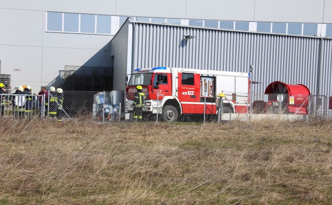 Belüftungseinsatz der Feuerwehr in einem Gewerbebetrieb in Kirchdorf an der Krems