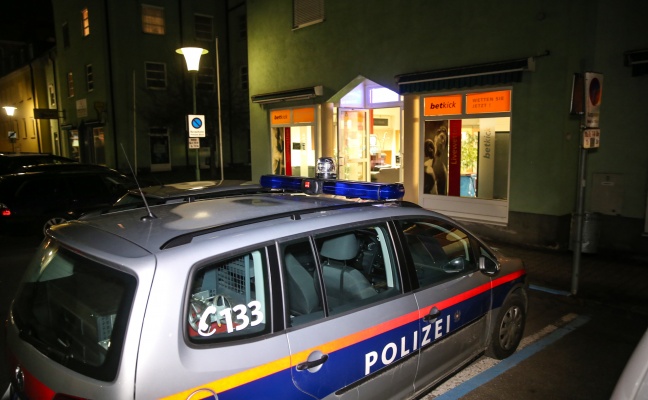 Überfall auf Wettbüro in Attnang-Puchheim