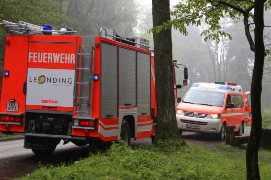 Personenrettung nach Forstunfall bei Holzschlgerungsarbeiten im Krnbergwald