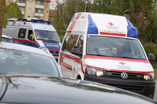 Verkehrsunfall in Wels-Neustadt endet glücklicherweise glimpflich
