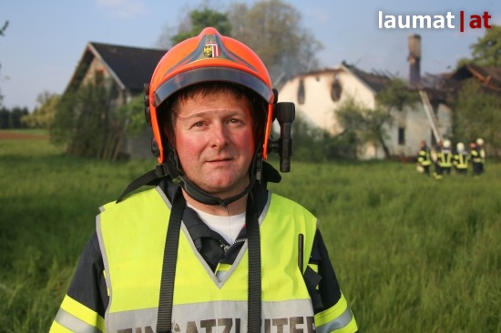 Herbert Repczuk, Einsatzleiter der Feuerwehr Vorchdorf