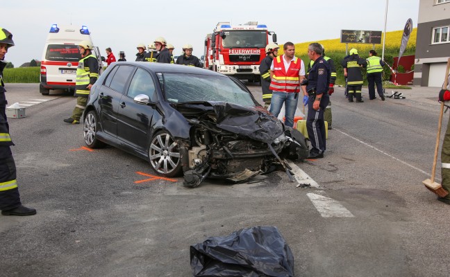 Tdlicher Verkehrsunfall auf der Voralpenstrae in Rohr im Kremstal