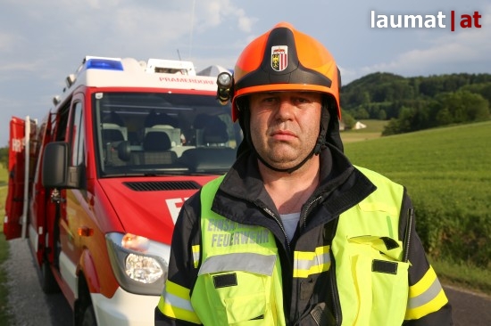 Thomas Oberndorfer, Einsatzleiter Feuerwehr Pramersdorf