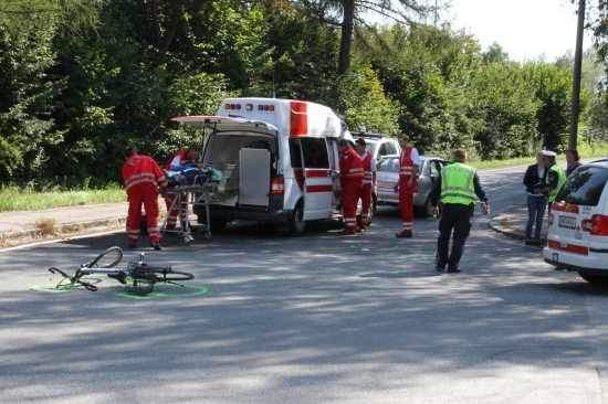 Wieder schwerer Verkehrsunfall mit Radfahrerin in Wels