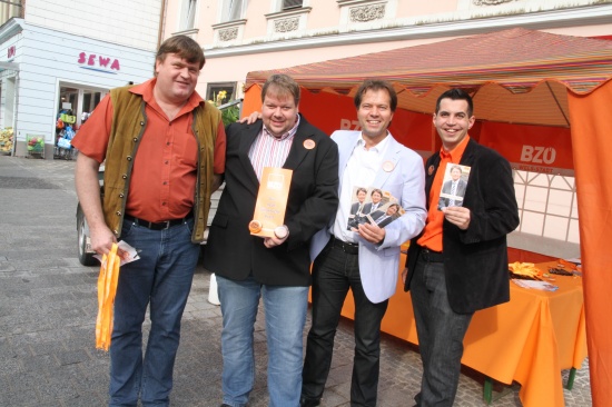 BZÖ informierte in Welser Innenstadt die Bürger