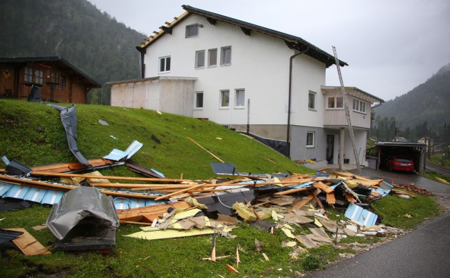 Schweres Unwetter zog innerhalb weniger Minuten Spur der Verwüstung durch Bad Ischl